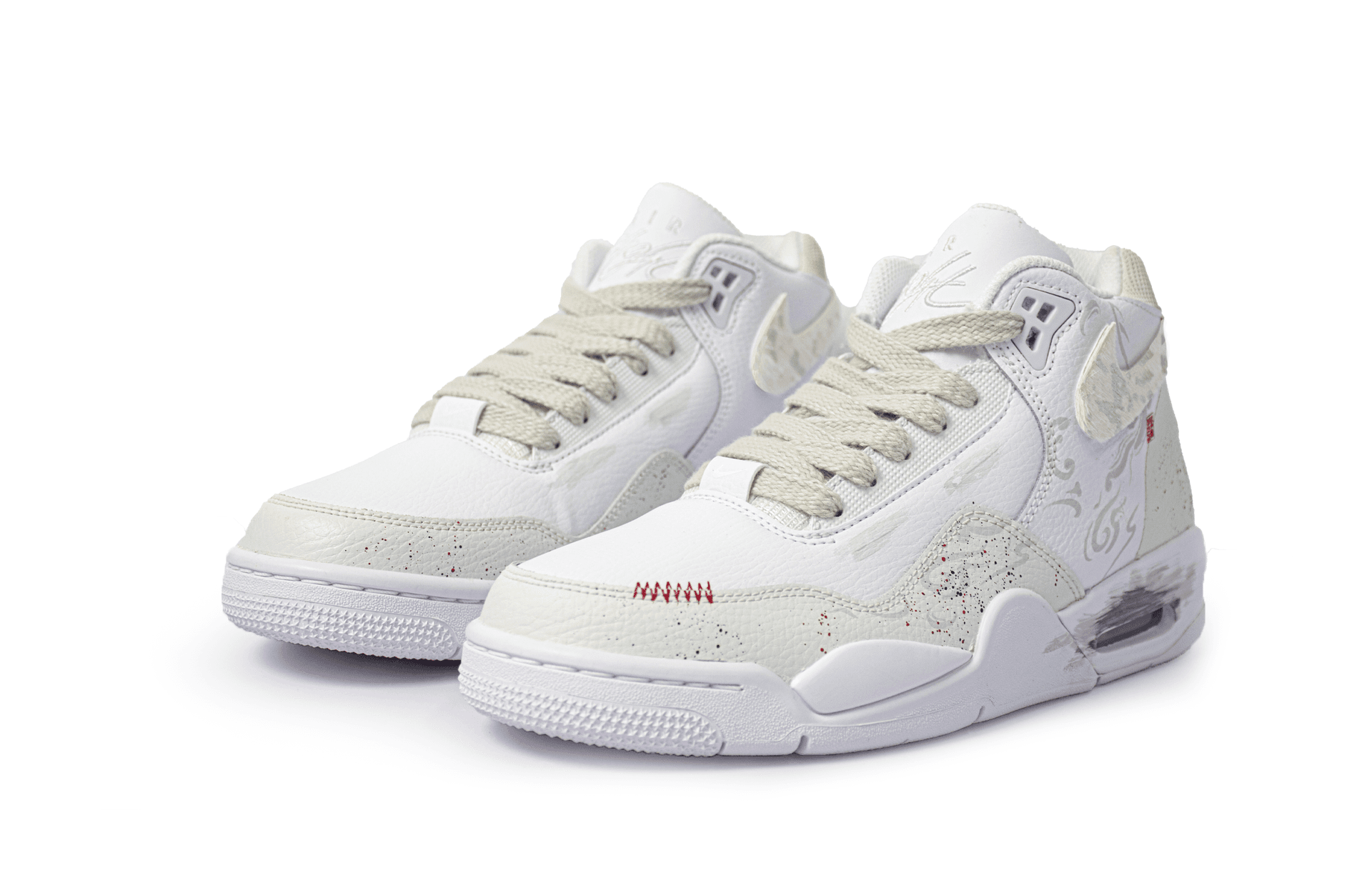 Ретро баскетбольные кроссовки Nike Flight Legacy CNY - изображение 3