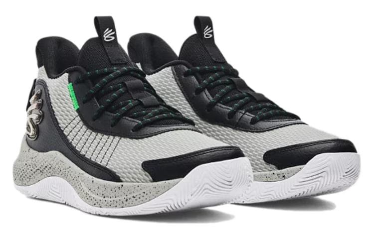 Кроссовки для баскетбола Under Armour Curry 3Z7 Устойчивые к истиранию MID Баскетбольные кроссовки Мужские Серый Черный - изображение 3