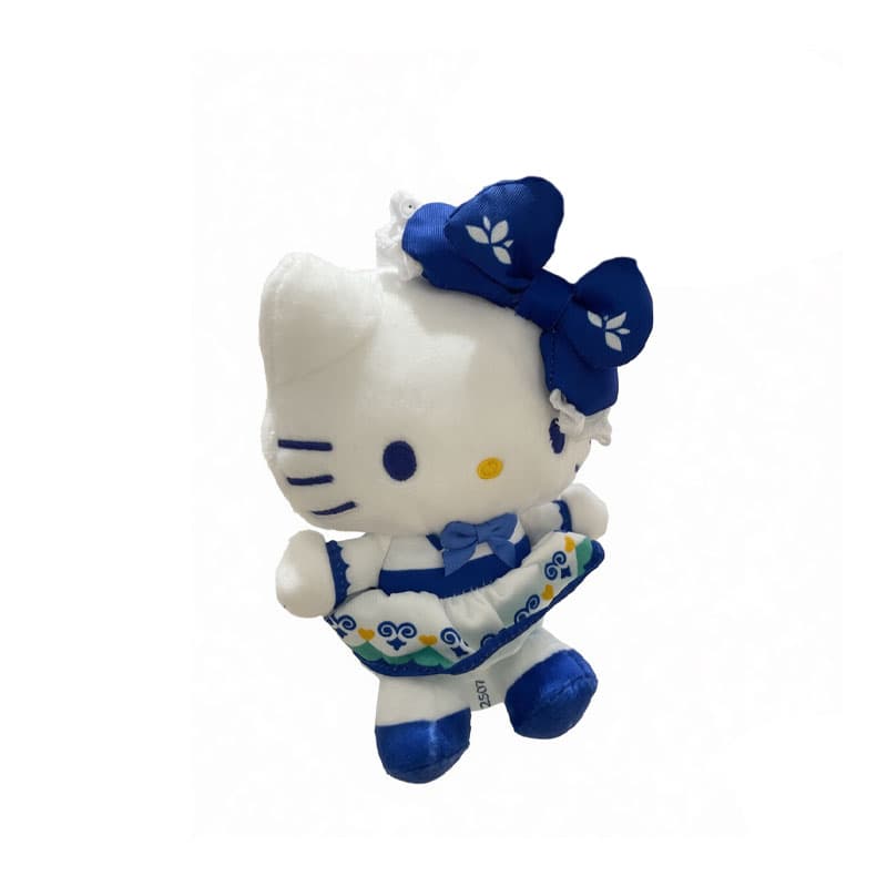 Sanrio Синий Бант Мягкие Брелоки-Игрушки Маленький Высокий - изображение 1