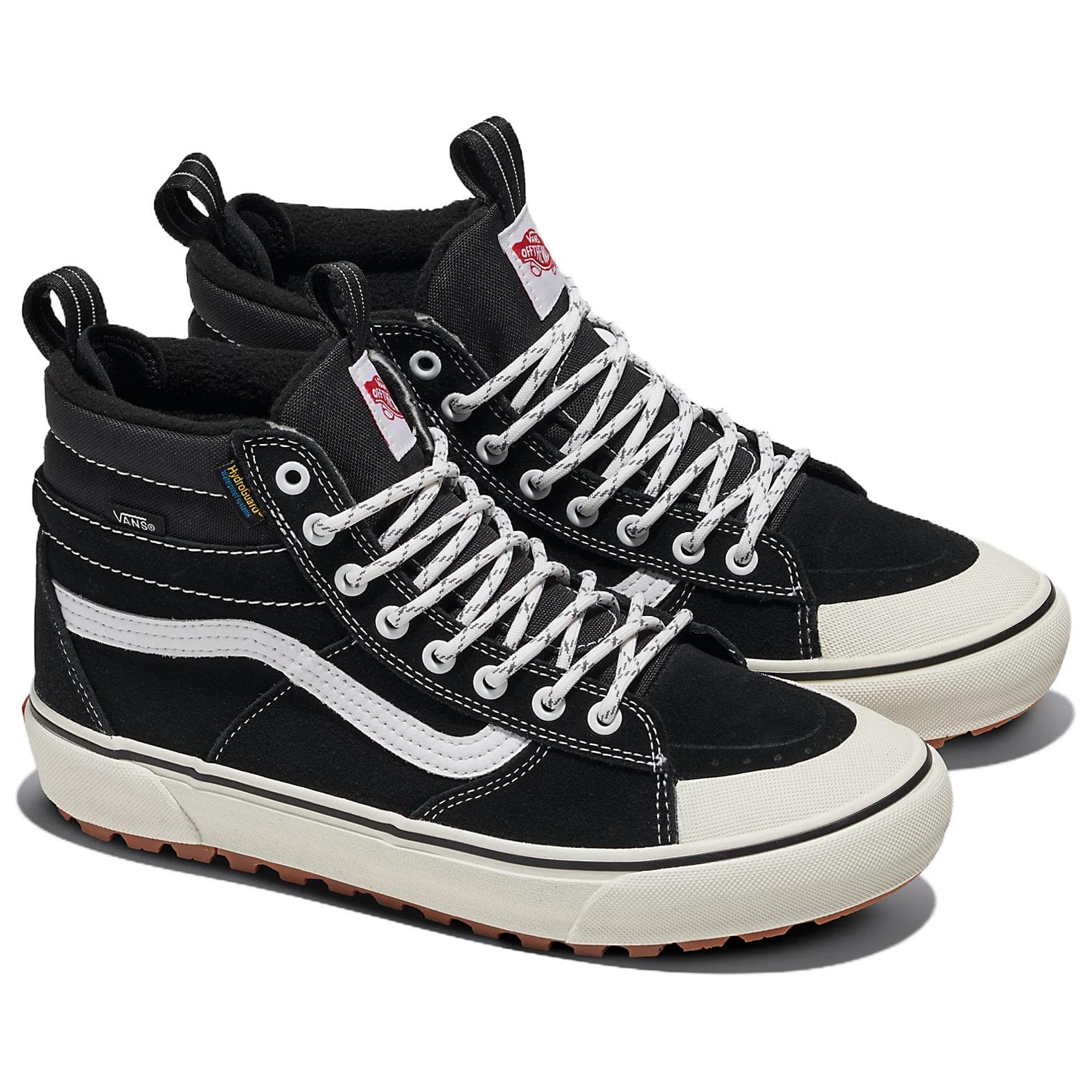 Кроссовки Vans High Топ Скейтборд Обувь Унисекс Черный белый - изображение 2