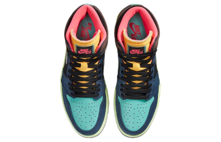 Ретро баскетбольные кроссовки Jordan Air Jordan 1 Retro High OG "Bio Hack" - изображение 4
