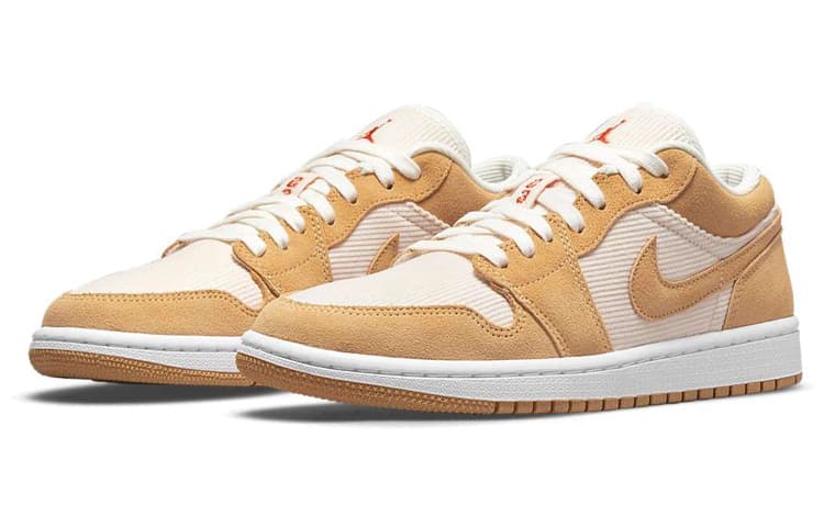 Ретро баскетбольные кроссовки Jordan Air Jordan 1 Low SE "Corduroy" - изображение 3