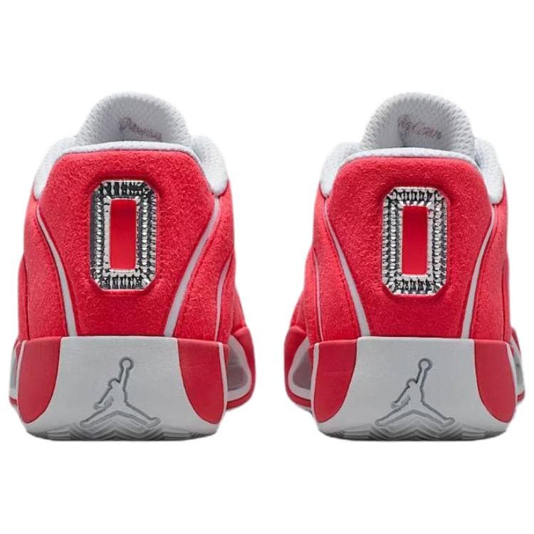 Кроссовки для баскетбола Jordan x Tatum 4 Premium PF Удобные и прочные баскетбольные кроссовки Мужской Красно-серая клетка - изображение 5