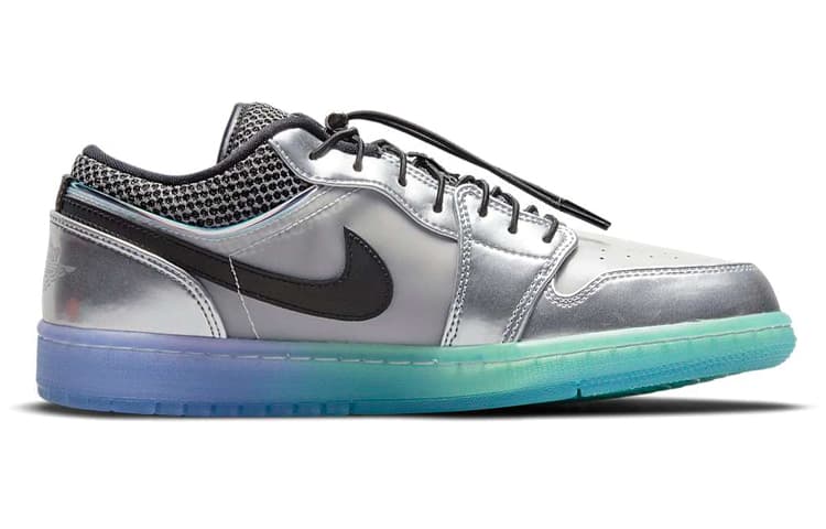 Ретро баскетбольные кроссовки Jordan Air Jordan 1 Low SE "Toggle Silver" - изображение 2