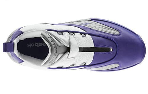 Ретро баскетбольные кроссовки Reebok Answer 4 White Purple - изображение 4