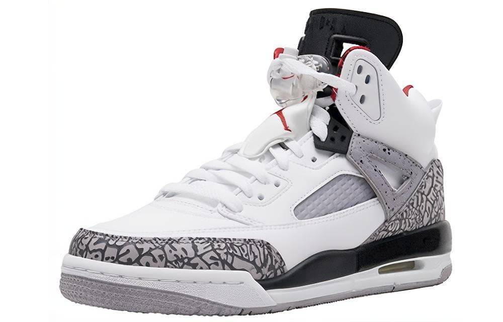 Ретро баскетбольные кроссовки Jordan Spizike White Cement - изображение 2