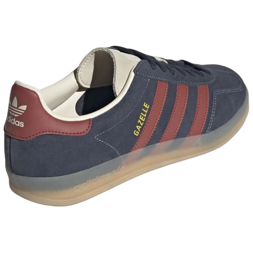 Кроссовки Adidas Originals GAZELLE INDOOR Низкие Скейтборд Обувь Унисекс Темно-синий - изображение 4