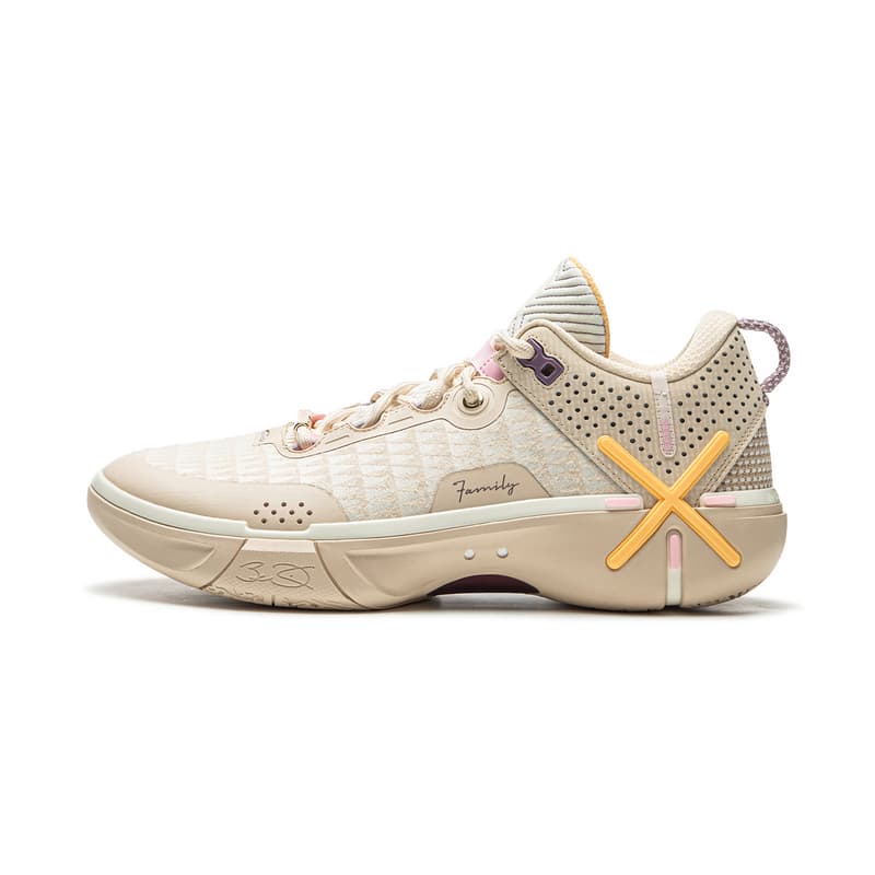 Кроссовки для баскетбола Li-Ning Wade Phantom 6 Удобно и модно Универсальный Лоу-топы Баскетбольные кроссовки Мужской Экрю - изображение 1