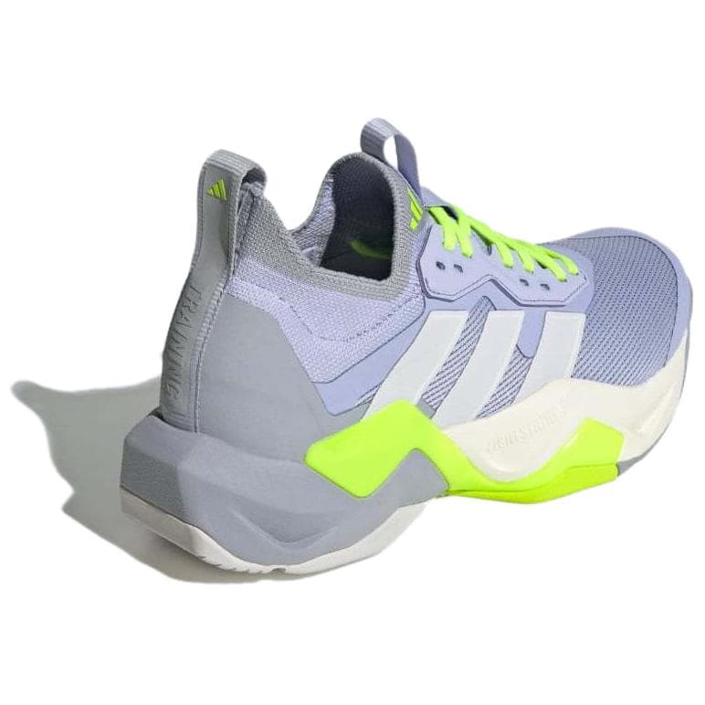 Кроссовки для спортзала Adidas Rapidmove Adv 2 Амортизация Дышащие Низкие Кроссовки для тренировок Женские Фиолетово-зеленые - изображение 4