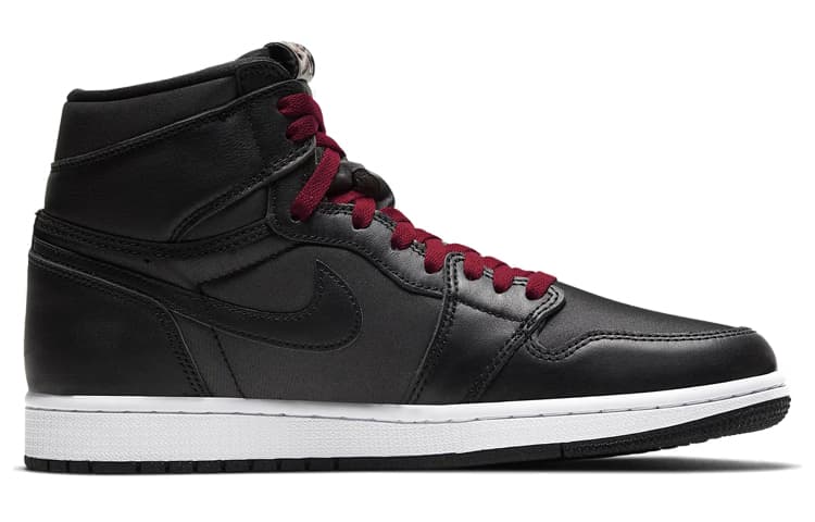 Ретро баскетбольные кроссовки Jordan Air Jordan 1 Retro High OG "Black Satin" - изображение 2