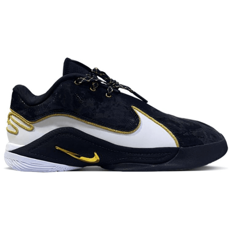 Кроссовки для баскетбола Nike LeBron 22 Противоскользящие Устойчивые к истиранию Низкие Баскетбольные кроссовки Мужские Черно-белые - изображение 2