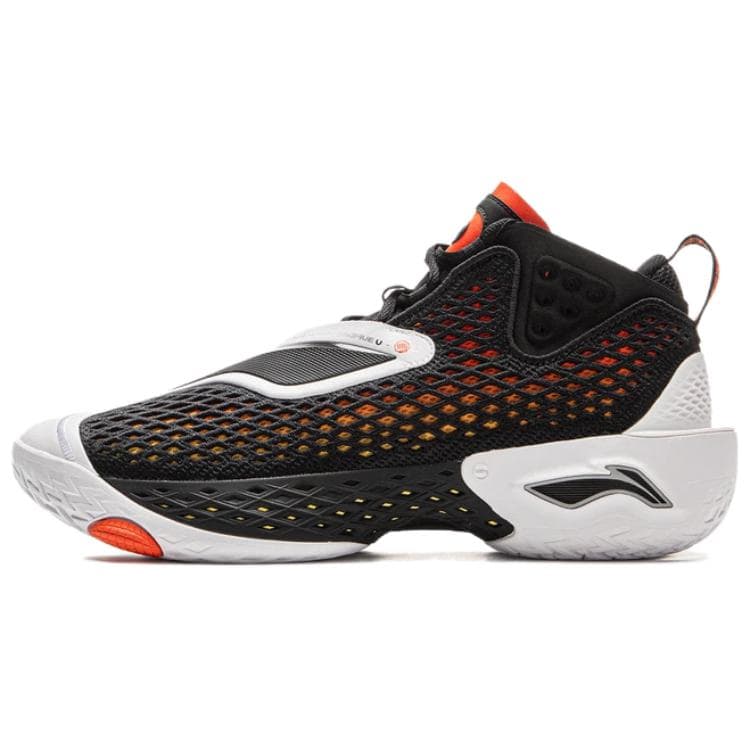 Кроссовки для баскетбола Li-Ning Way of Wade 5 Ultra Bouncy Technology Амортизация Стабильный Поддержка Покрытие Удобный Амортизация Противоскользящий Износостойкий Дышащий Oтскок Сцепление Мид-топ Баскетбольные кроссовки Мужской Черный белый - изображение 1