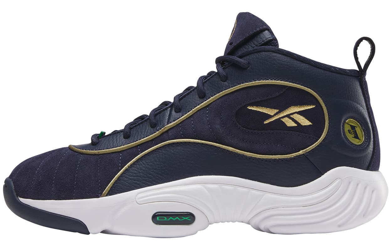 Ретро баскетбольные кроссовки REEBOK Answer3 MID Топ Ретро-баскетбольные кроссовки Унисекс Сине-белый - изображение 1