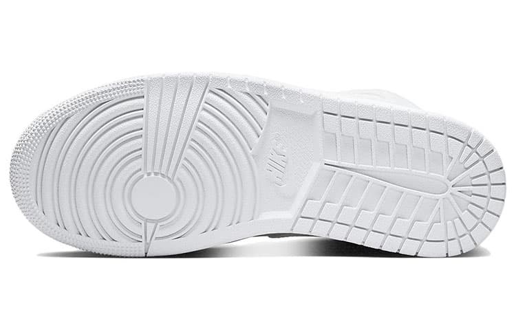 Ретро баскетбольные кроссовки Jordan Air Jordan 1 Mid Triple White — фото 6