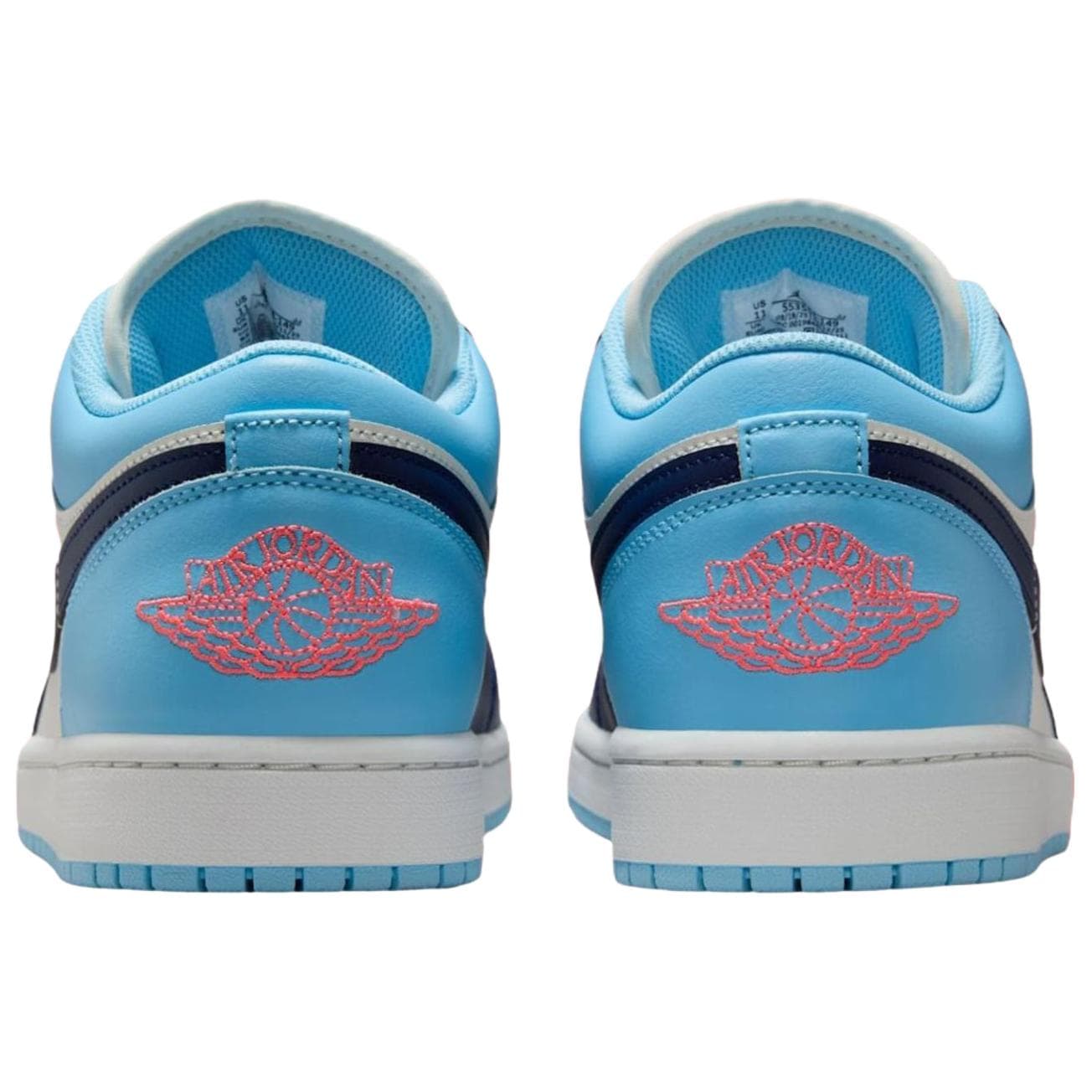 Ретро баскетбольные кроссовки Jordan Air Jordan 1 Low White Blue - изображение 5