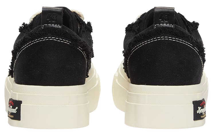 Кеды KAALIXTO S.L.U. lows "black leather" - изображение 5
