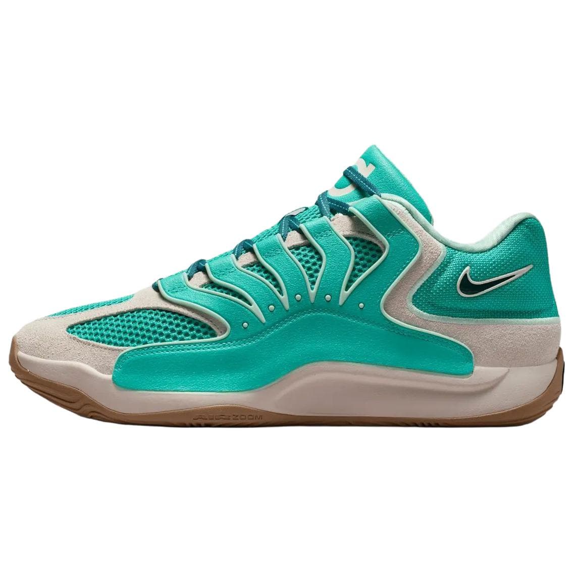 Кроссовки для баскетбола Nike KD 18 Дышащая Поддержка Отскок Дышащая Поддержка Отскок Баскетбольные Кроссовки Мужские Зеленые - изображение 1