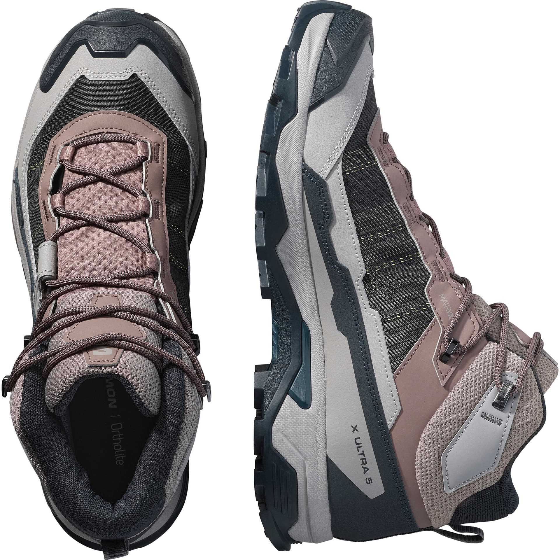 Кроссовки Salomon X Ultra 5 Ткань MID Топ Альпинистская Обувь Мужская - изображение 3