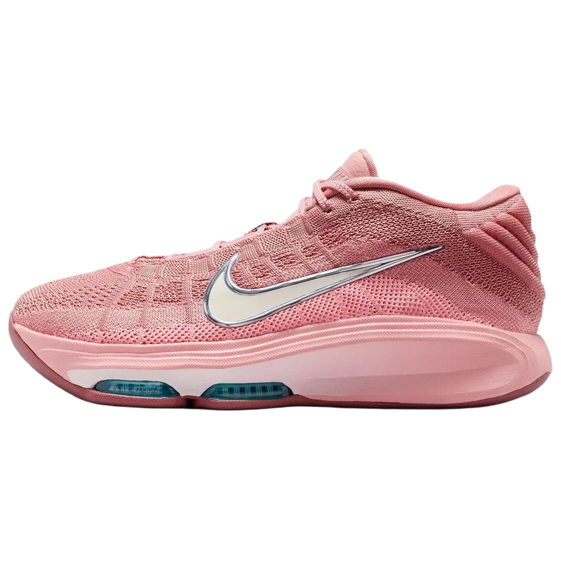 Кроссовки для баскетбола Nike G.T. Hustle 3 Амортизация Устойчивые к истиранию Низкие Баскетбольные кроссовки Мужские Розовые - изображение 1
