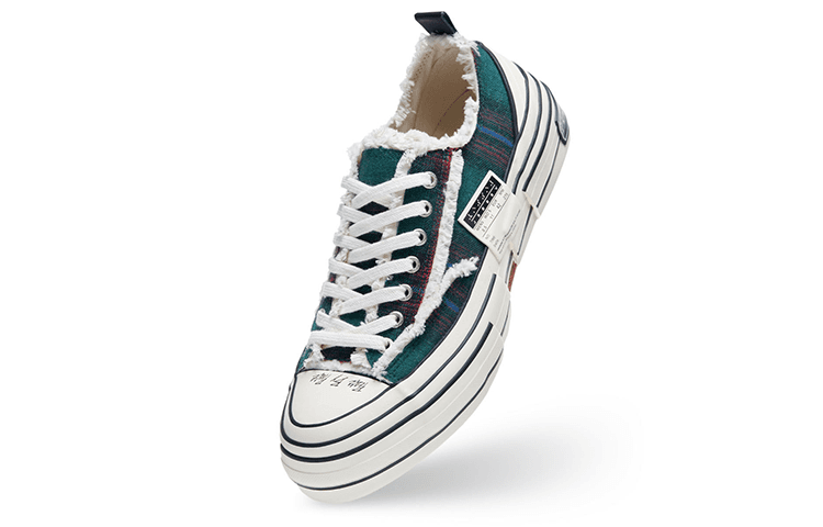 Кеды xVESSEL Forrest Green Plaid - изображение 4