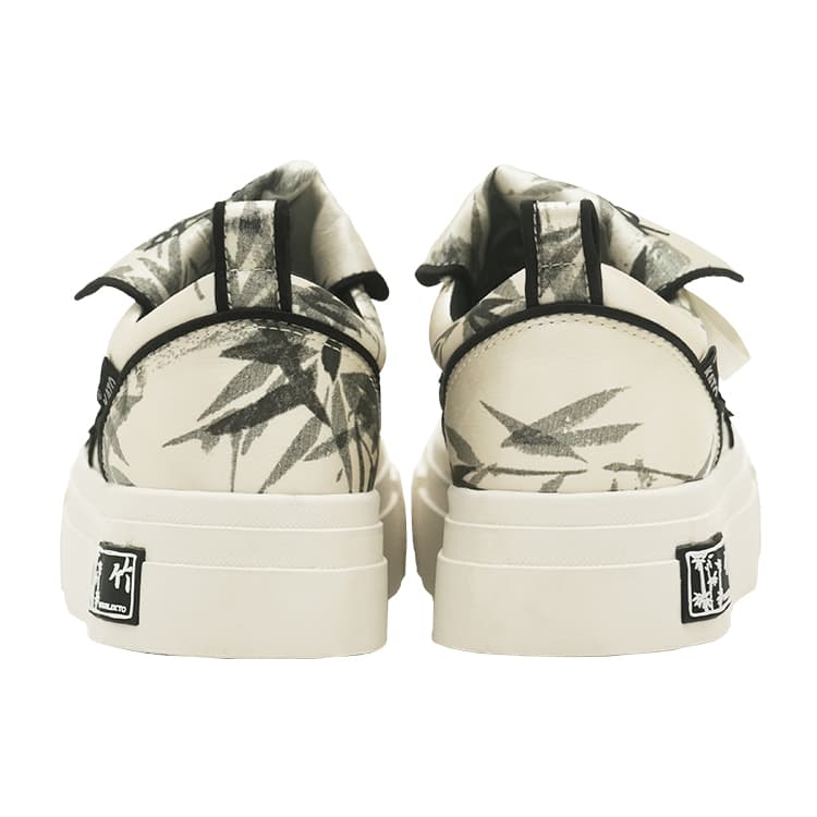 Кеды KAALIXTO Bamboo Low Canvas Shoes Black White - изображение 5