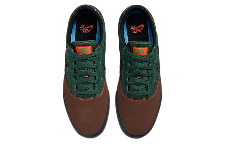 Кроссовки Nike SB Chron 2 Brown Green - изображение 4