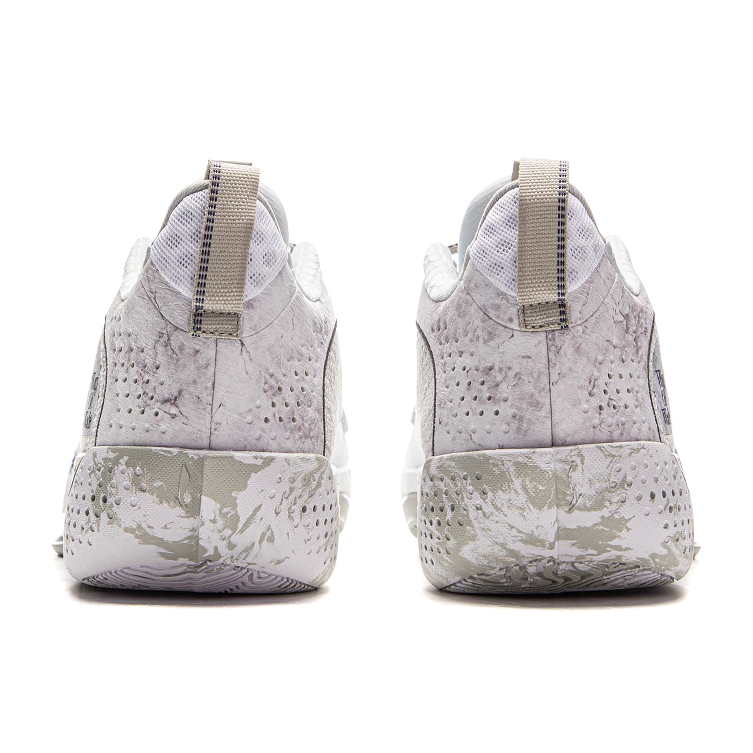 Кроссовки для баскетбола Li-Ning Wade All City 13 ENCORE Технология BOOM Лоу-топы Баскетбольные кроссовки Мужской Бело-серый - изображение 6