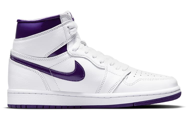 Ретро баскетбольные кроссовки Jordan Air Jordan 1 High OG "Court Purple" - изображение 2