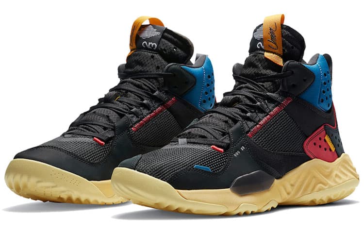 Кроссовки для баскетбола Union LA x Air Jordan Mid SP "Off Noir" - изображение 3