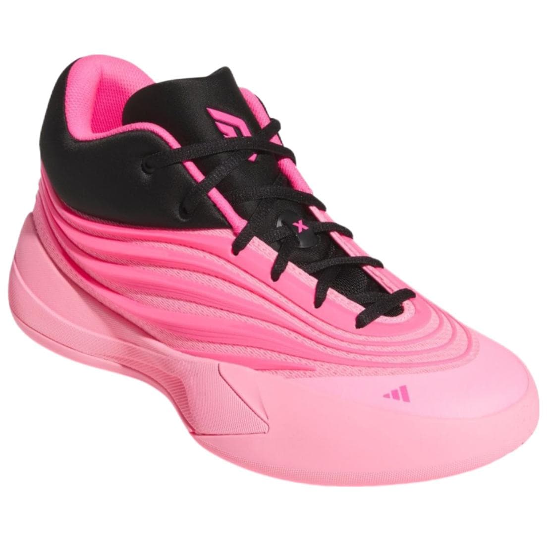 Кроссовки для баскетбола Adidas Dame 10 Low Топ Баскетбольные кроссовки Унисекс Розовый черный - изображение 3
