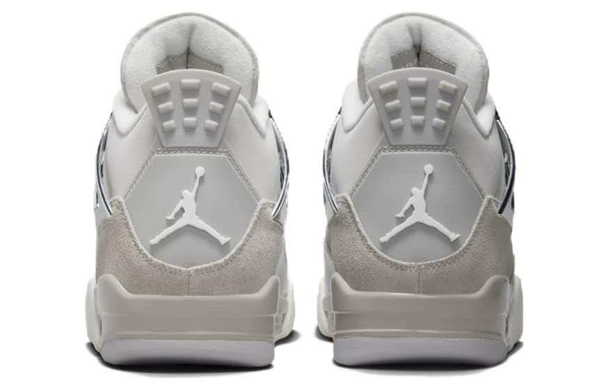 Ретро баскетбольные кроссовки Jordan Air Jordan 4 "Light Iron Ore" "Frozen Moments" - изображение 5