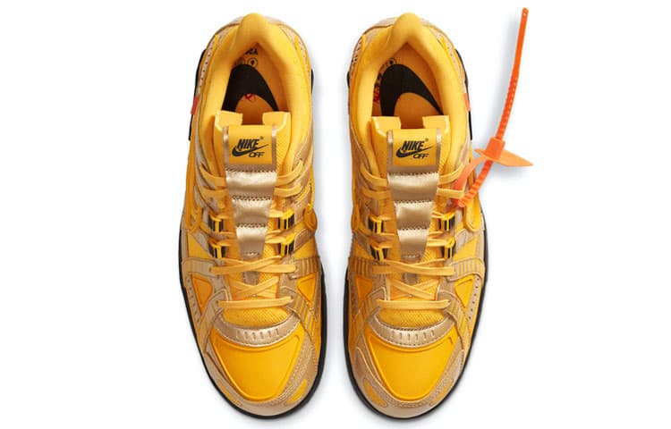 Кроссовки OFF-WHITE x Nike Rubber Dunk "University Gold" - изображение 4
