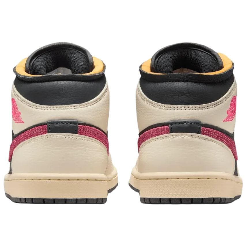 Ретро баскетбольные кроссовки Jordan Air Jordan 1 MID Топ Ретро Баскетбольные Кроссовки Женские Бежевые - изображение 4
