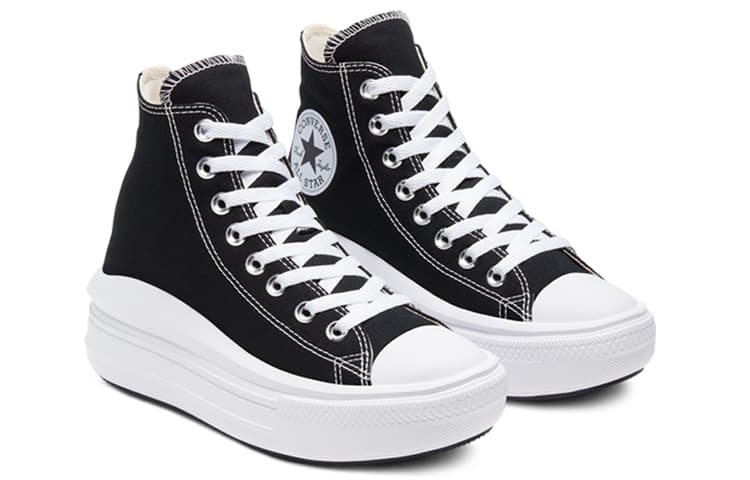Кроссовки Converse Chuck Taylor All Star Move High Top Black White - изображение 3
