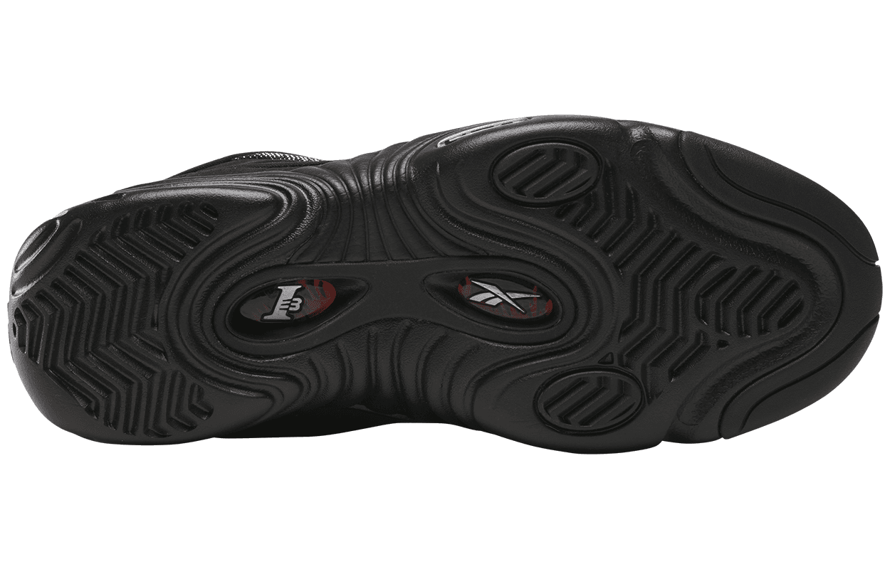 Ретро баскетбольные кроссовки Reebok Answer3 Удобный Универсальный Спортивный на платформе Мид-топ Ретро-баскетбольные кроссовки Унисекс Черный - изображение 5
