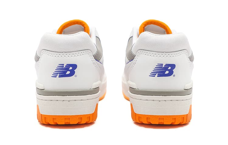 Ретро баскетбольные кроссовки New Balance 550 White Yellow - изображение 4