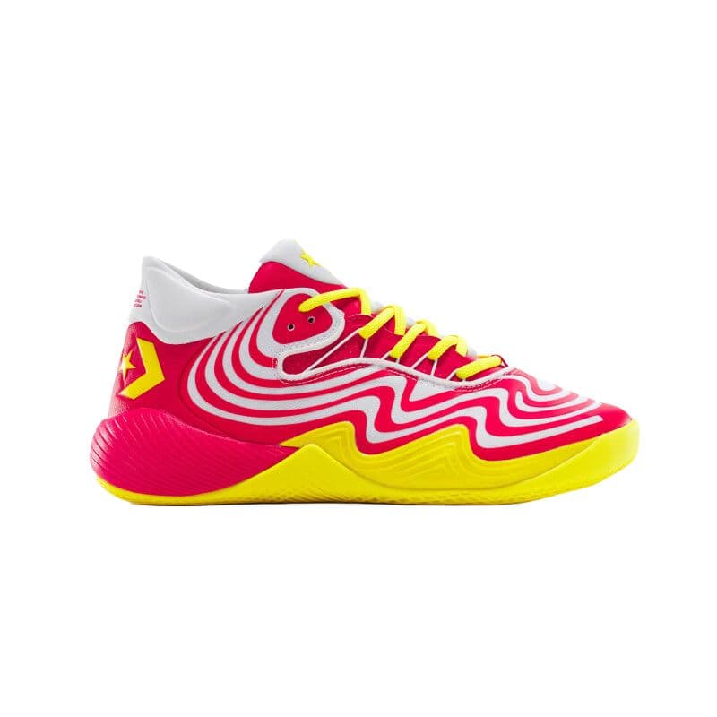 Кроссовки для баскетбола Converse All Star BB Shift CX Универсальные противоскользящие износостойкие мид-топ баскетбольные кроссовки унисекс красный желтый - изображение 2