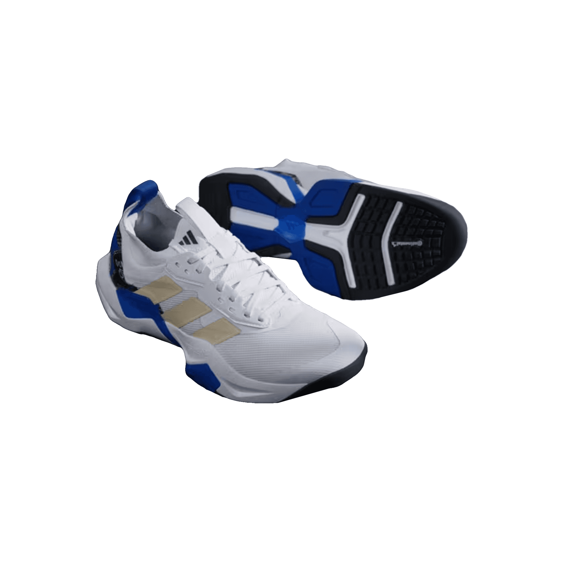 Кроссовки для спортзала Adidas Rapidmove Adv 2 Устойчивые к истиранию низкие тренировочные кроссовки для женщин белые - изображение 4
