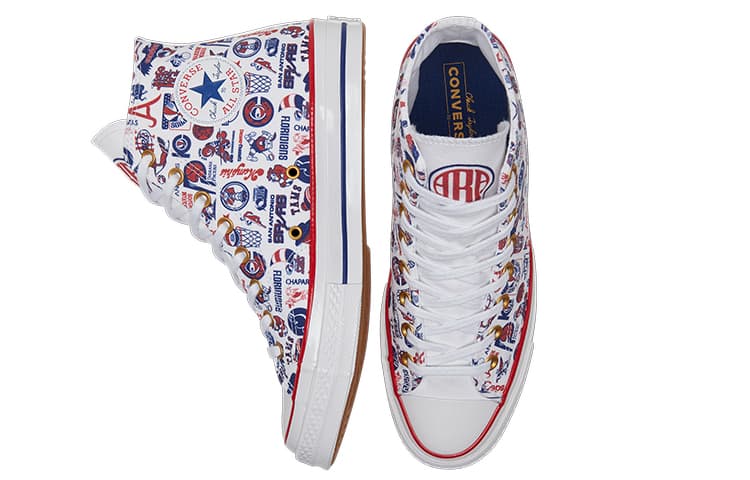 Кеды Converse 1970s High Top White Blue - изображение 4