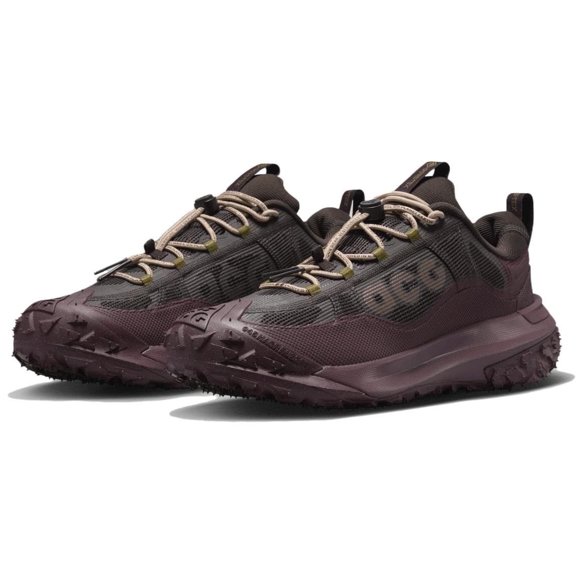 Кроссовки Nike ACG Mountain FLY 2 Водонепроницаемый и Дышащий Низкий Топ Походная Обувь Мужская Бордовый - изображение 3