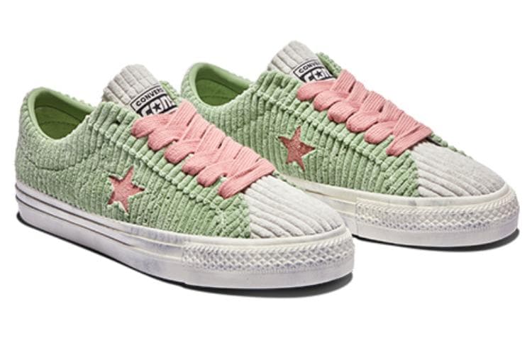 Кеды Converse One Star Pro Corduroy Green Pink - изображение 3