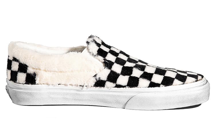 Кроссовки Vans Slip-On Sherpa Black White - изображение 3