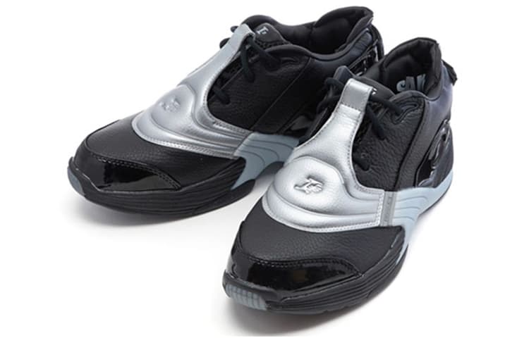 Ретро баскетбольные кроссовки Reebok Answer V Black Silver - изображение 3