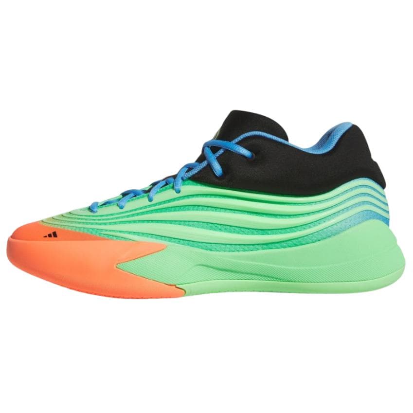 Кроссовки для баскетбола Adidas Dame 10 Противоскользящие Устойчивые к истиранию Низкие Баскетбольные кроссовки Унисекс Зеленый Черный - изображение 1