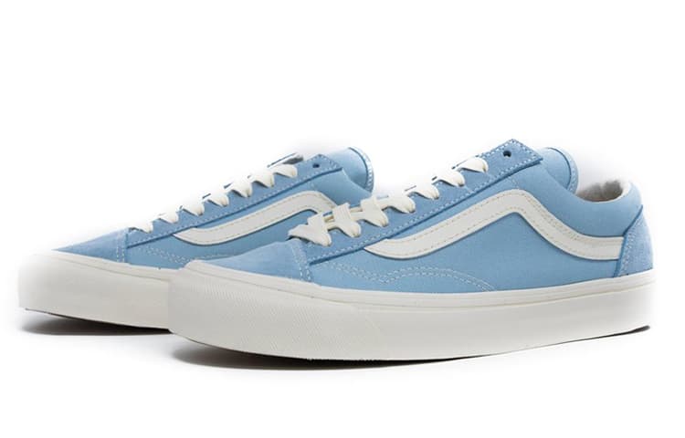 Кеды Vans Vault OG Style 36 LX Marshmallow Blue White - изображение 3