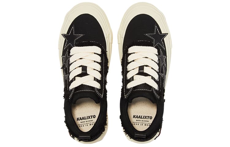 Кеды KAALIXTO S.L.U. lows "black leather" - изображение 4