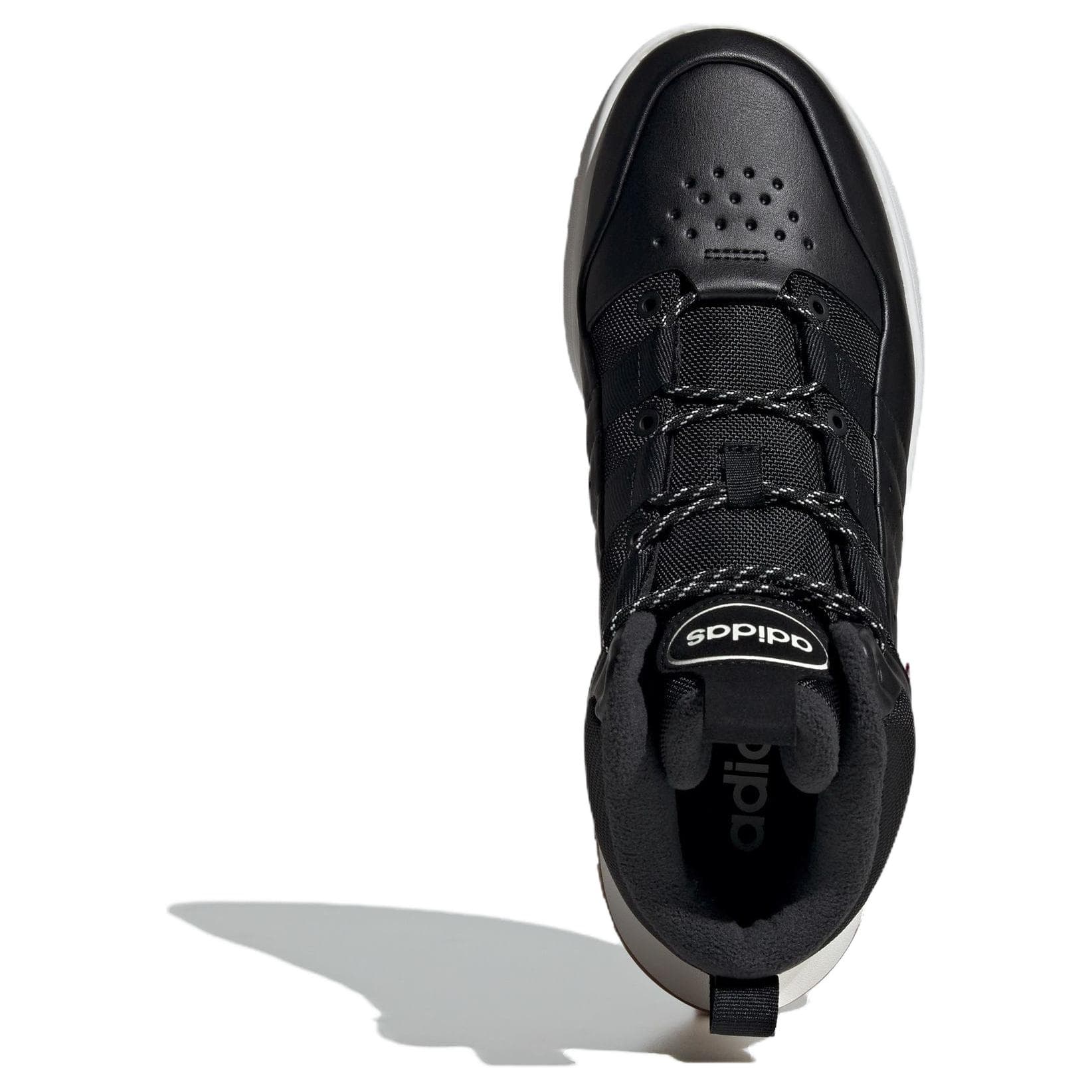Кроссовки для баскетбола Adidas FUSION STORM 2,0 Противоскользящие Устойчивые к истиранию MID Топ Баскетбольные кроссовки Унисекс Черные - изображение 5