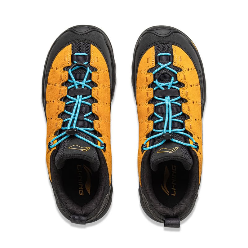 Кроссовки Li NING Outdoor Counterflow Linyun SE Синтетическая кожа Дышащий Low Топ Походная обувь Унисекс Коричневато-черный - изображение 4