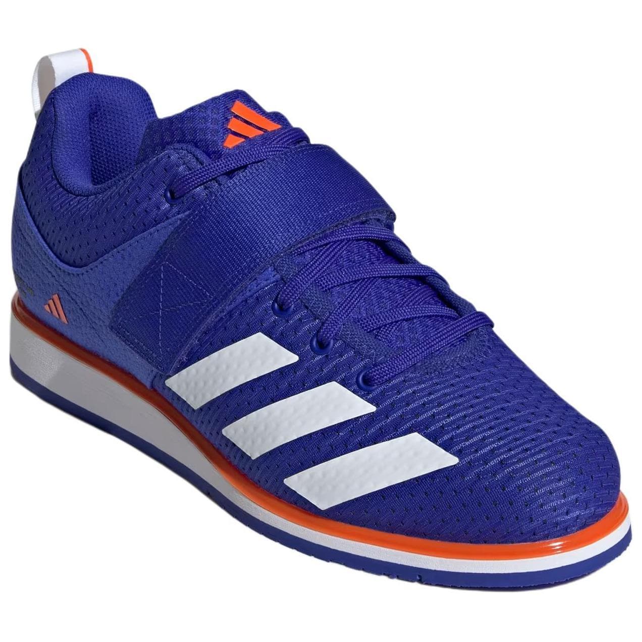 Кроссовки для спортзала Adidas Powerlift противоскользящие устойчивые к истиранию низкие кроссовки для тренировок унисекс синие - изображение 3