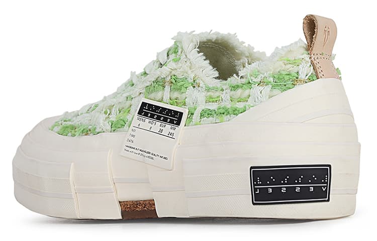 Кеды xVESSEL G.O.P. Lows "Grass Tweed" - изображение 8